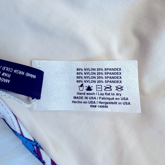 NWT Tavik Ali Reversible Bikini Bottom in Merlot Palm Print Size Medium - Picture 6 of 16